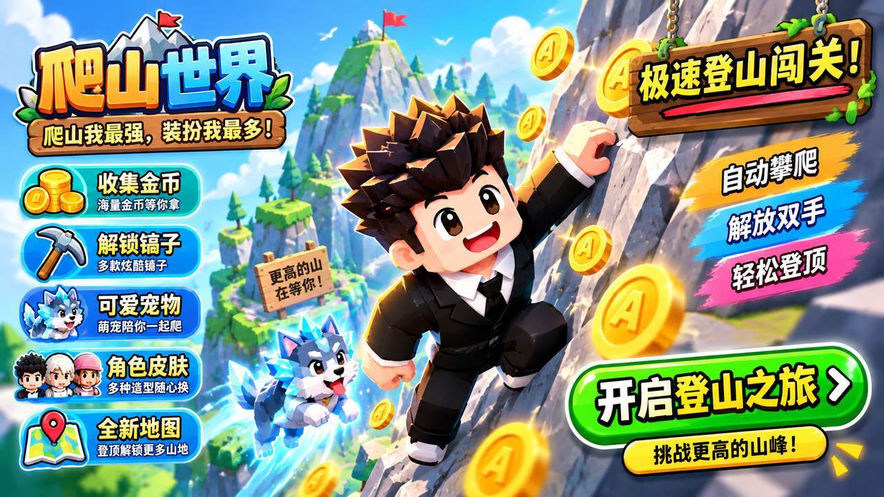 爬山世界截图