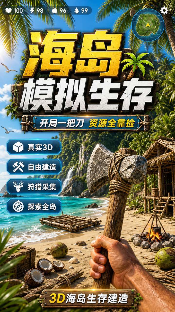 海岛模拟生存截图