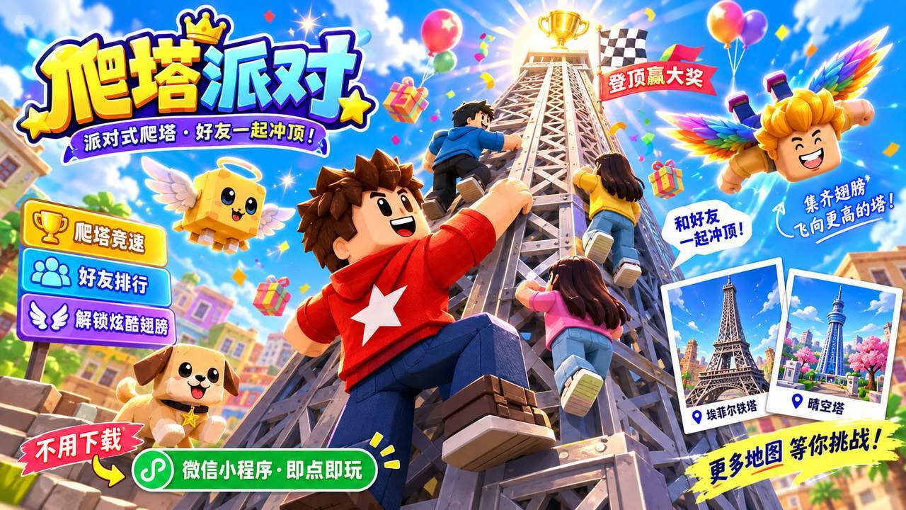 爬塔派对截图