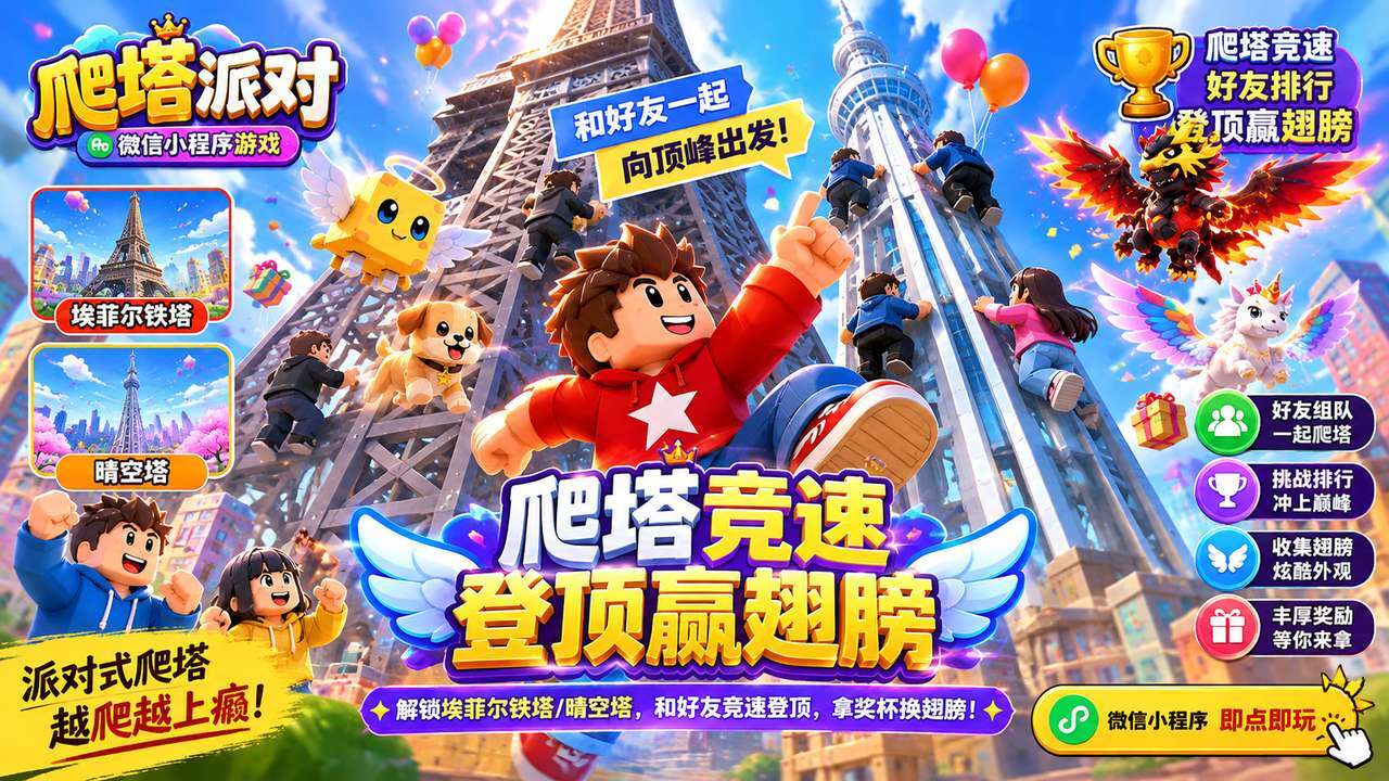 爬塔派对截图