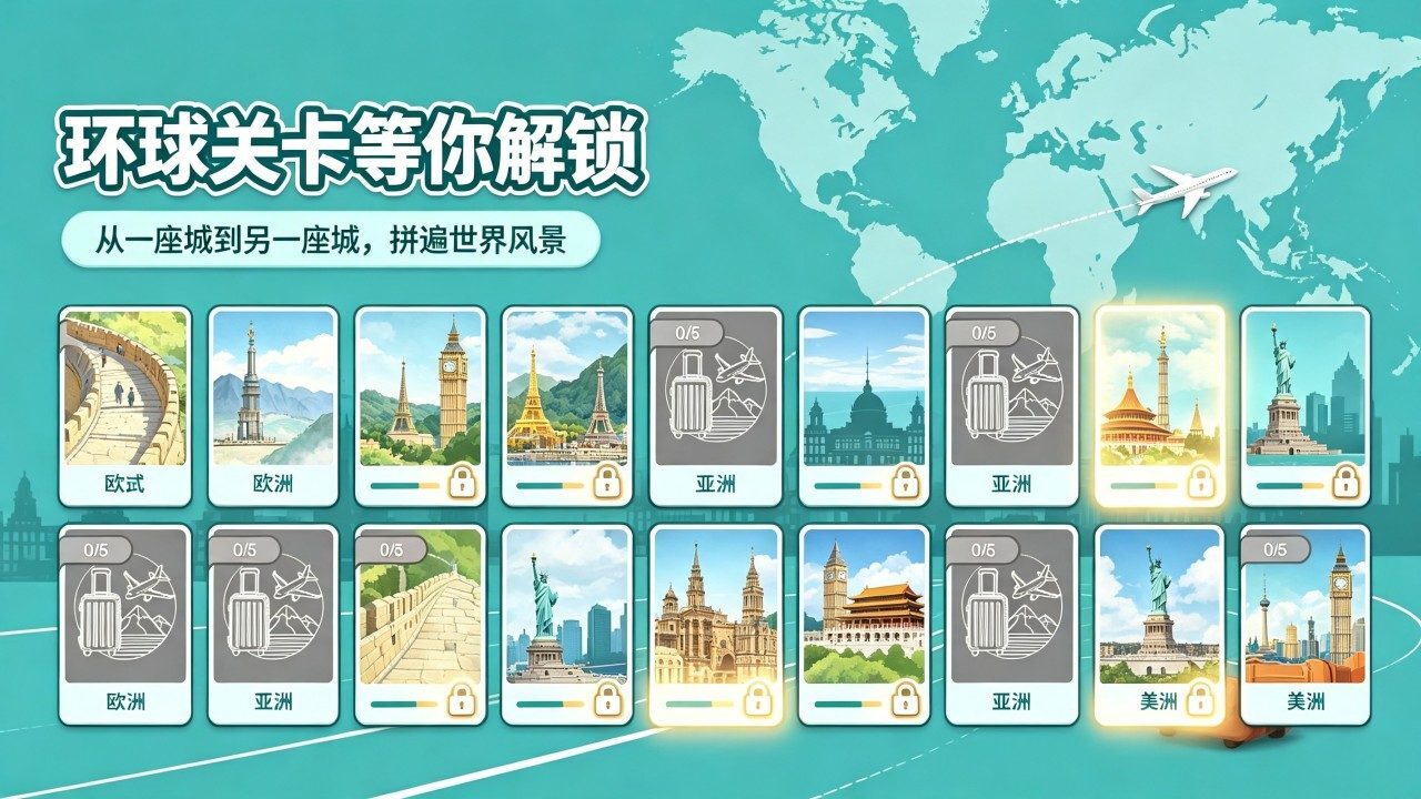 世界拼图闯关截图