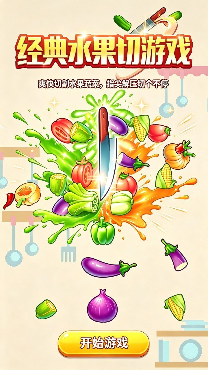 经典水果切游戏截图