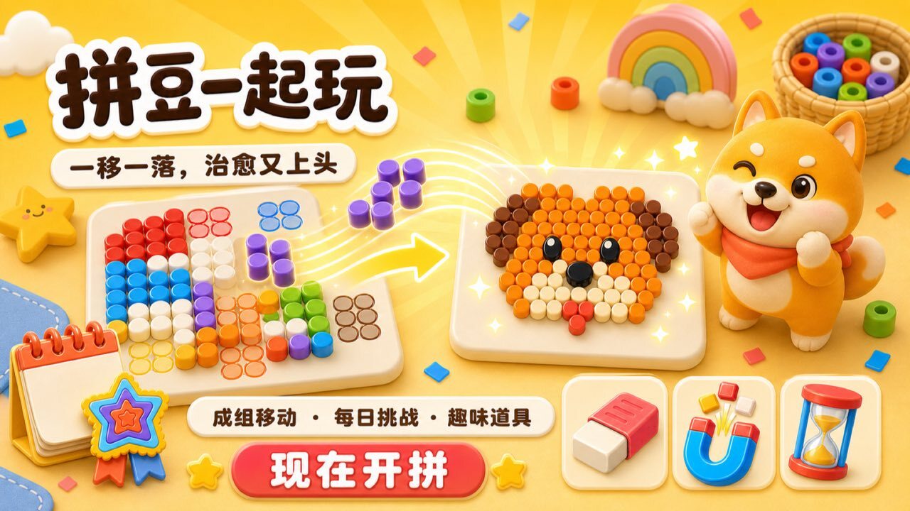 拼豆一起玩截图