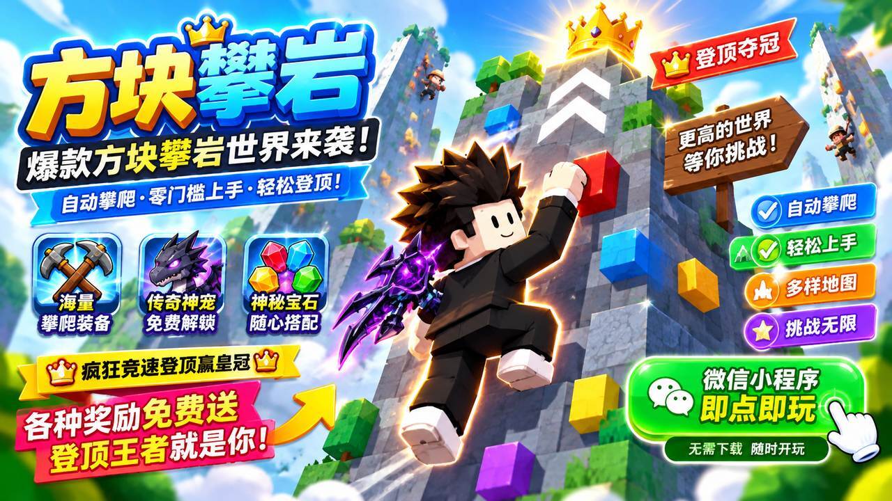 方块攀岩截图