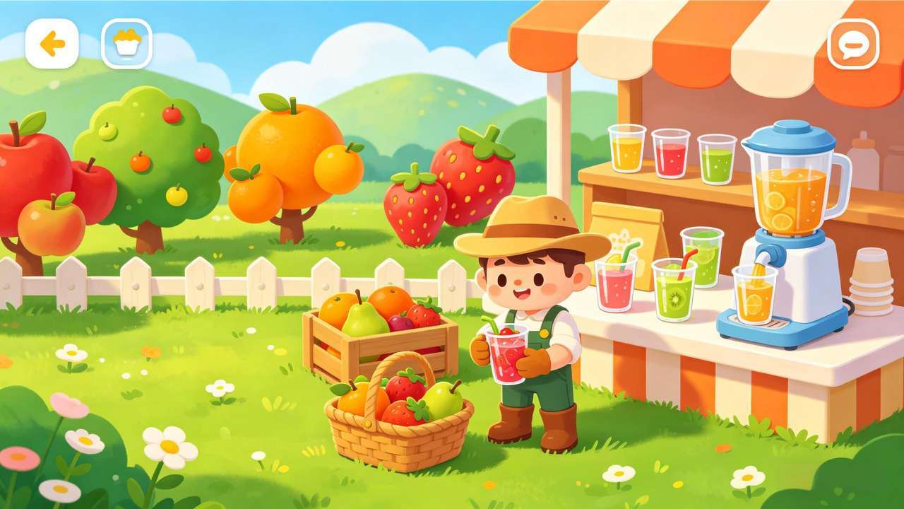 缤纷果汁消除截图