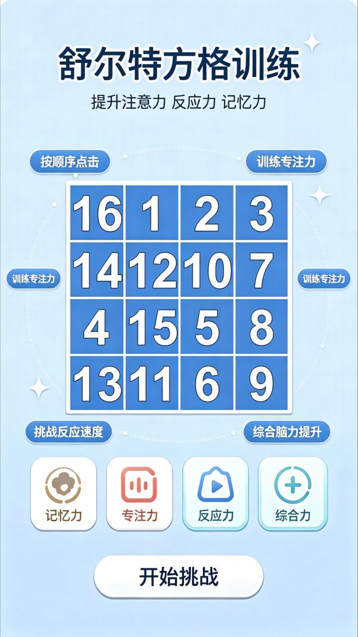 最强大脑专注力训练截图