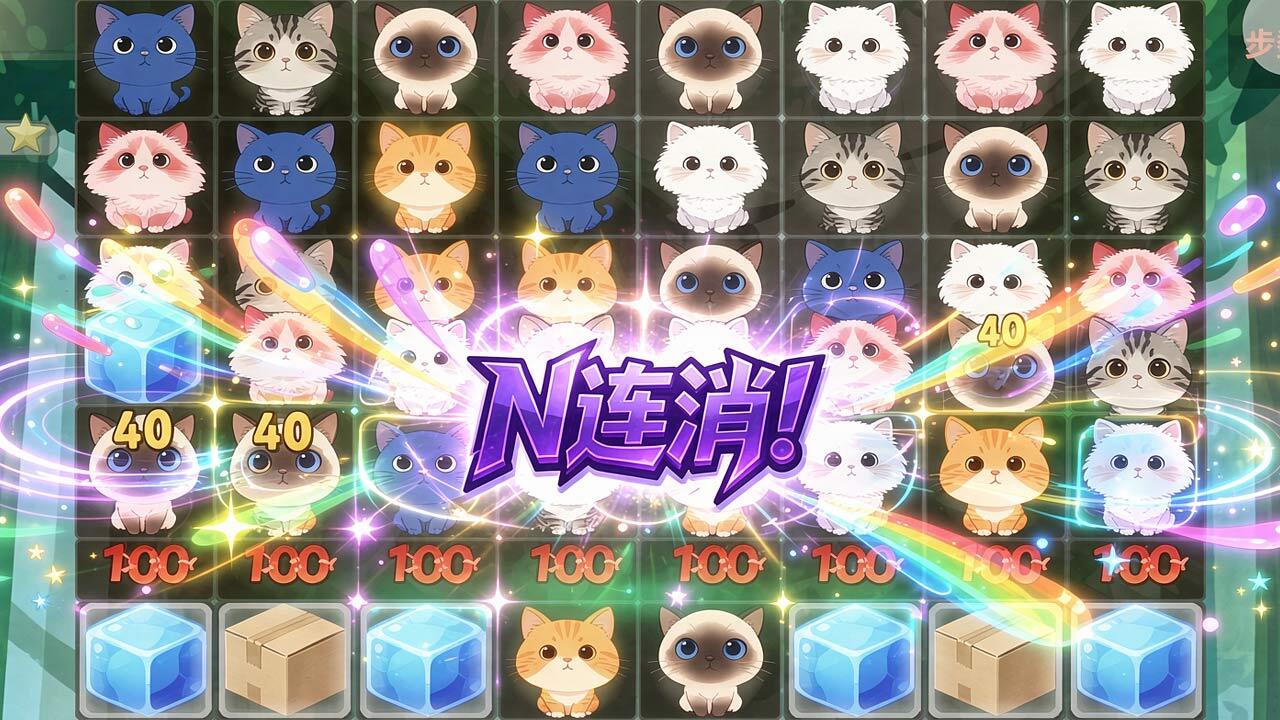 猫咪消除游戏软件截图