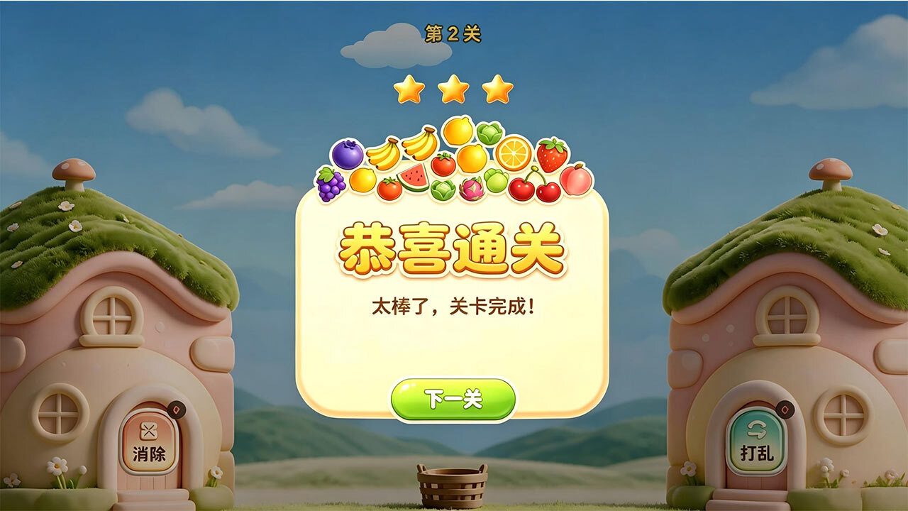 果蔬消消截图