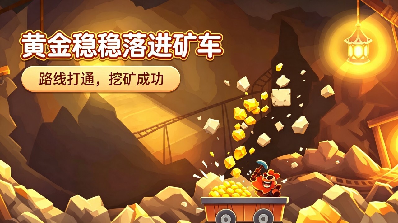 矿工挖矿挖黄金截图