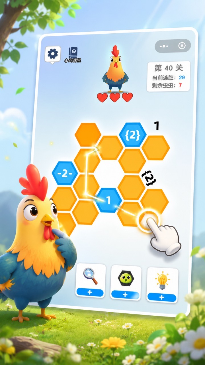 小鸡抓虫虫截图
