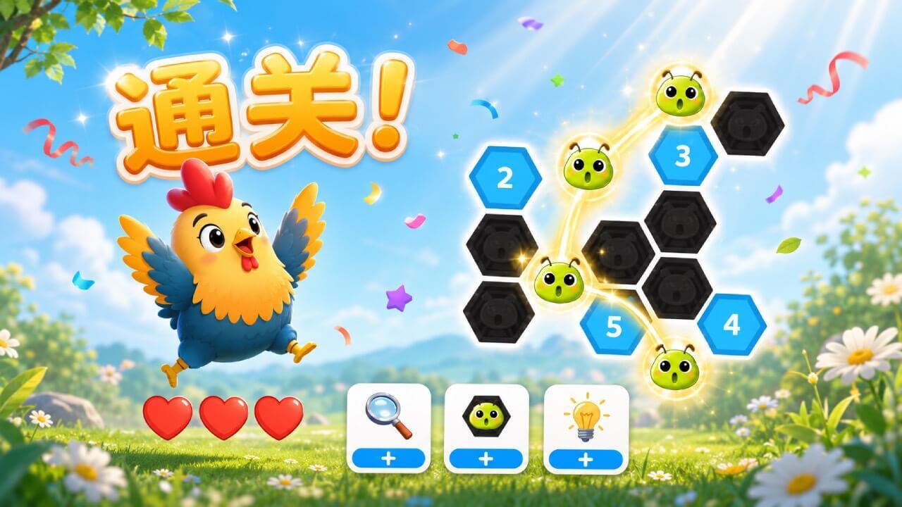 小鸡抓虫虫截图