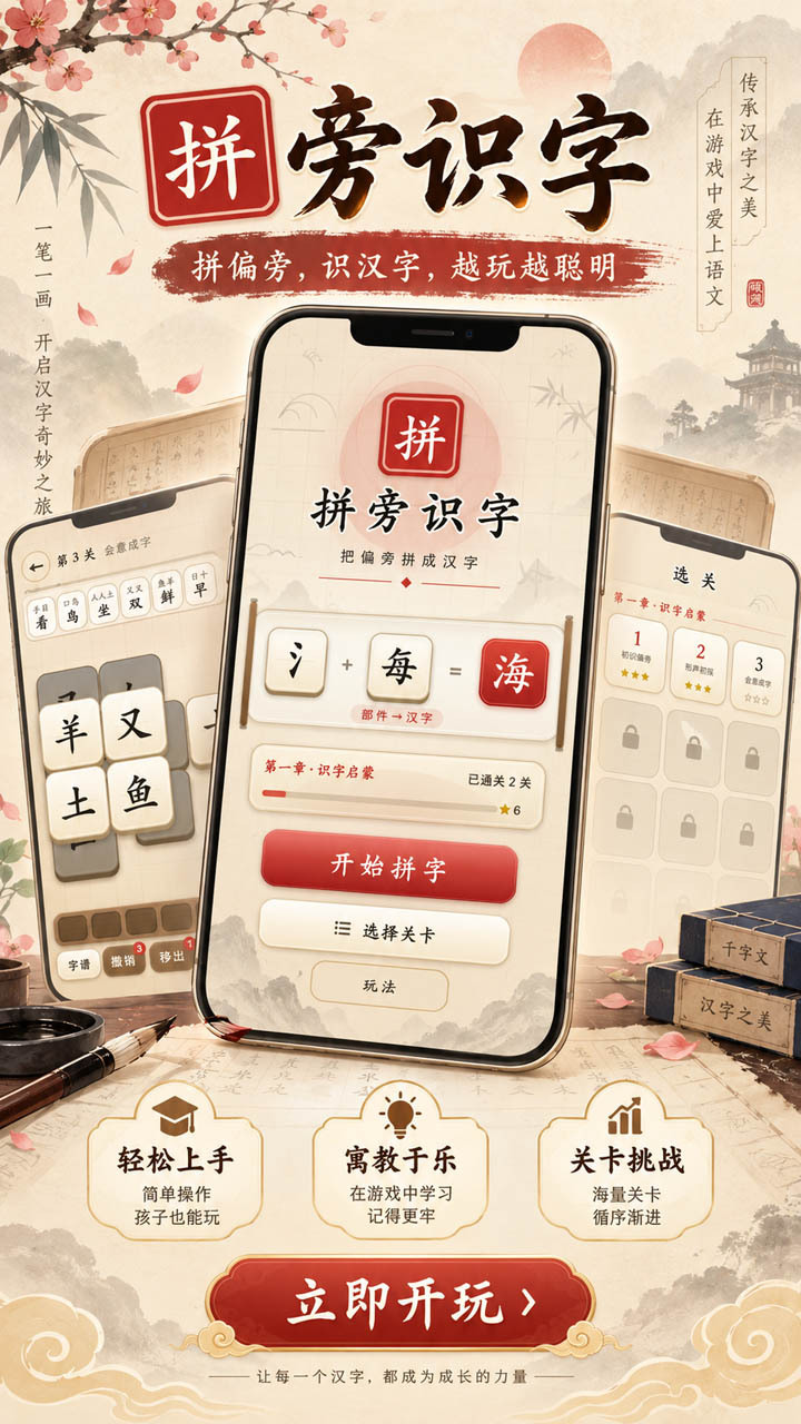 拼旁识字截图