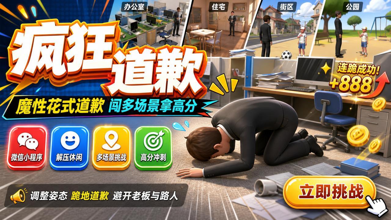 疯狂道歉截图
