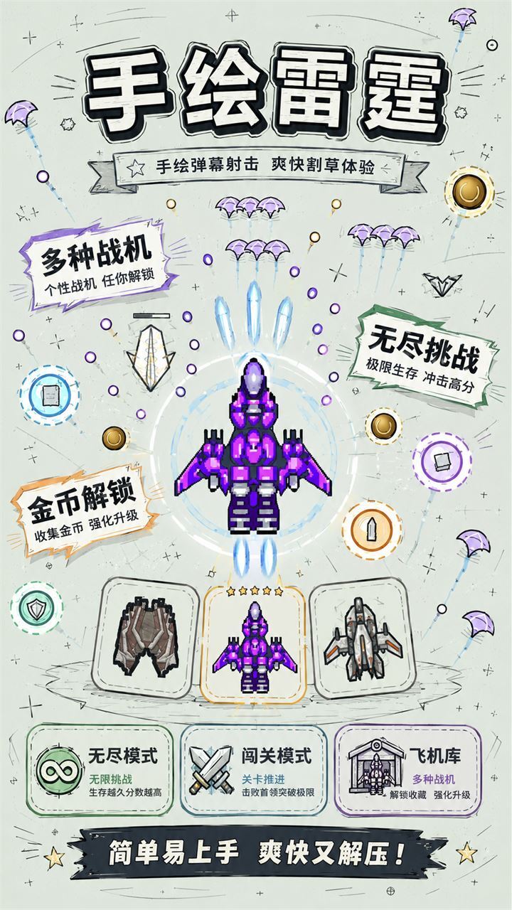 手绘雷霆截图