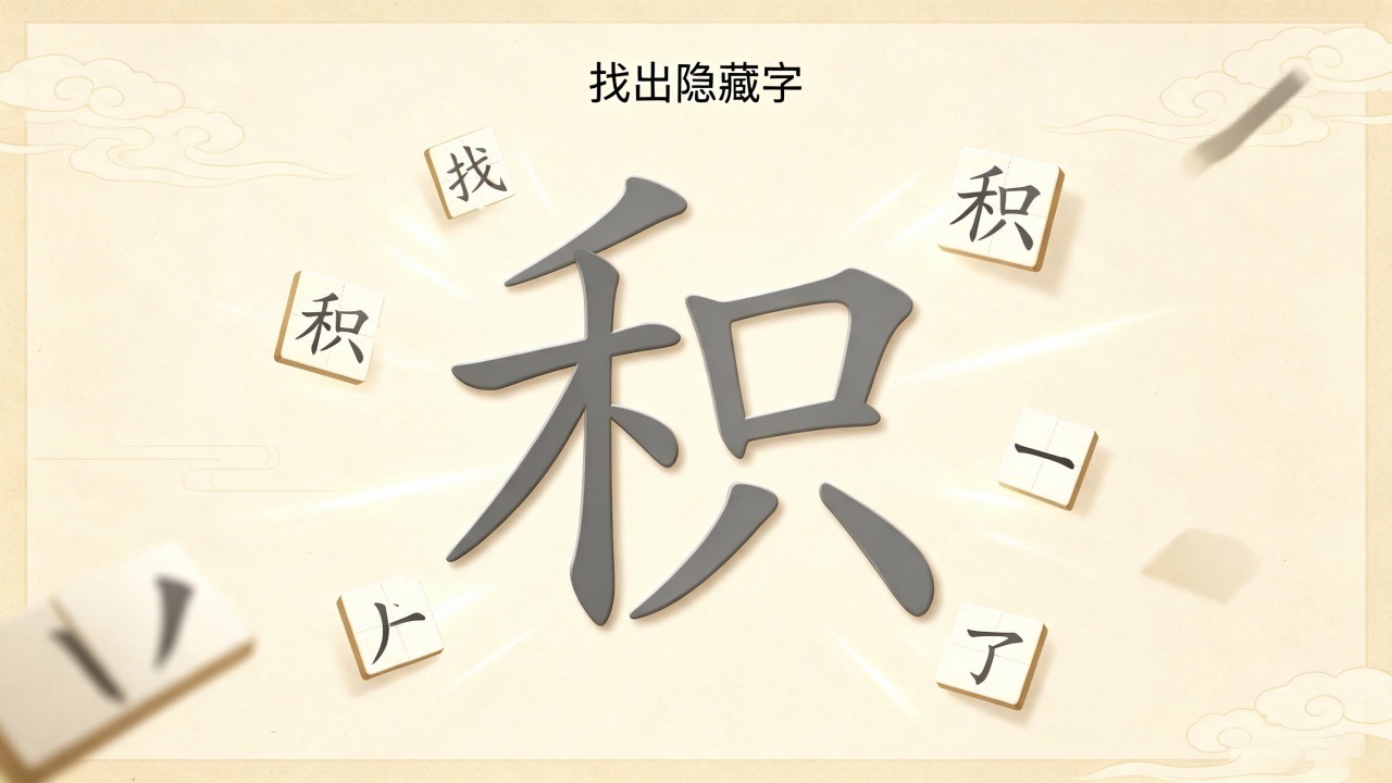 找出隐藏字截图