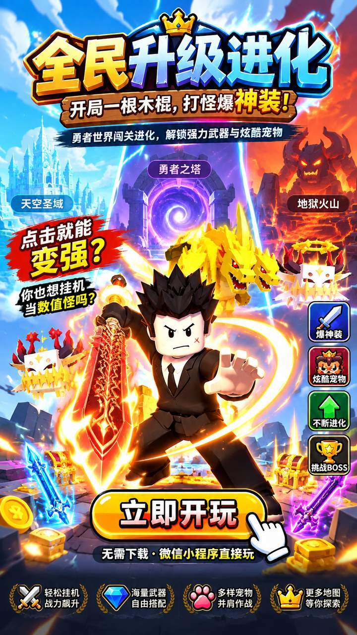 全民升级进化截图