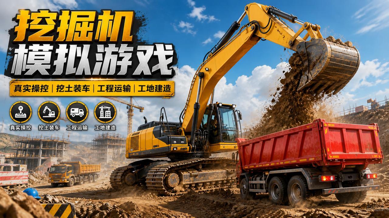 挖掘机模拟游戏截图