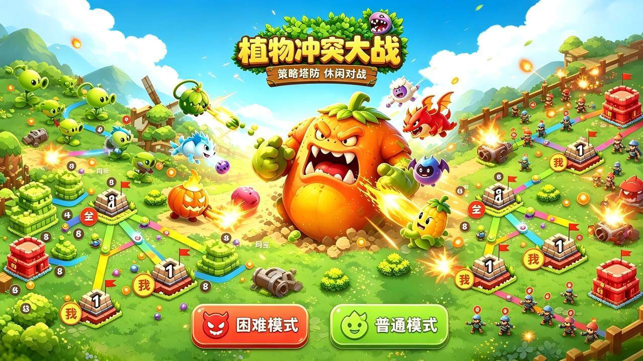 植物冲突大战截图