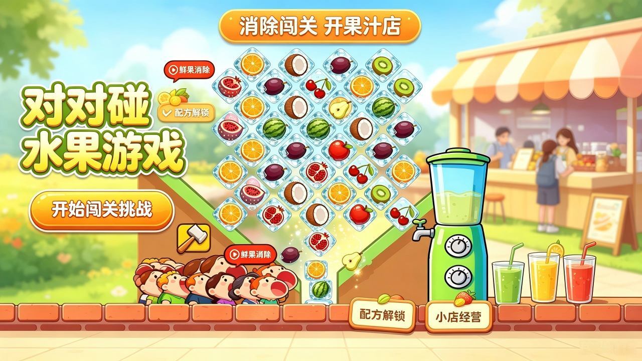 对对碰水果游戏截图