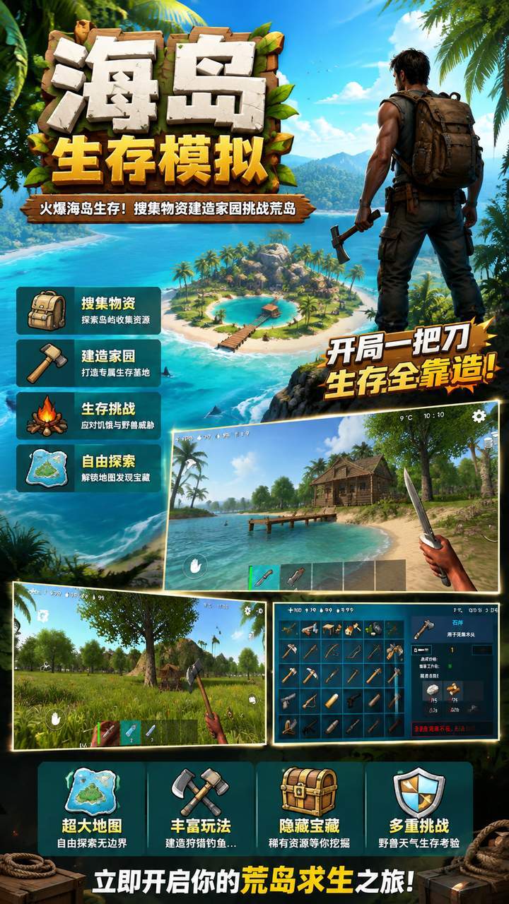 海岛生存模拟截图