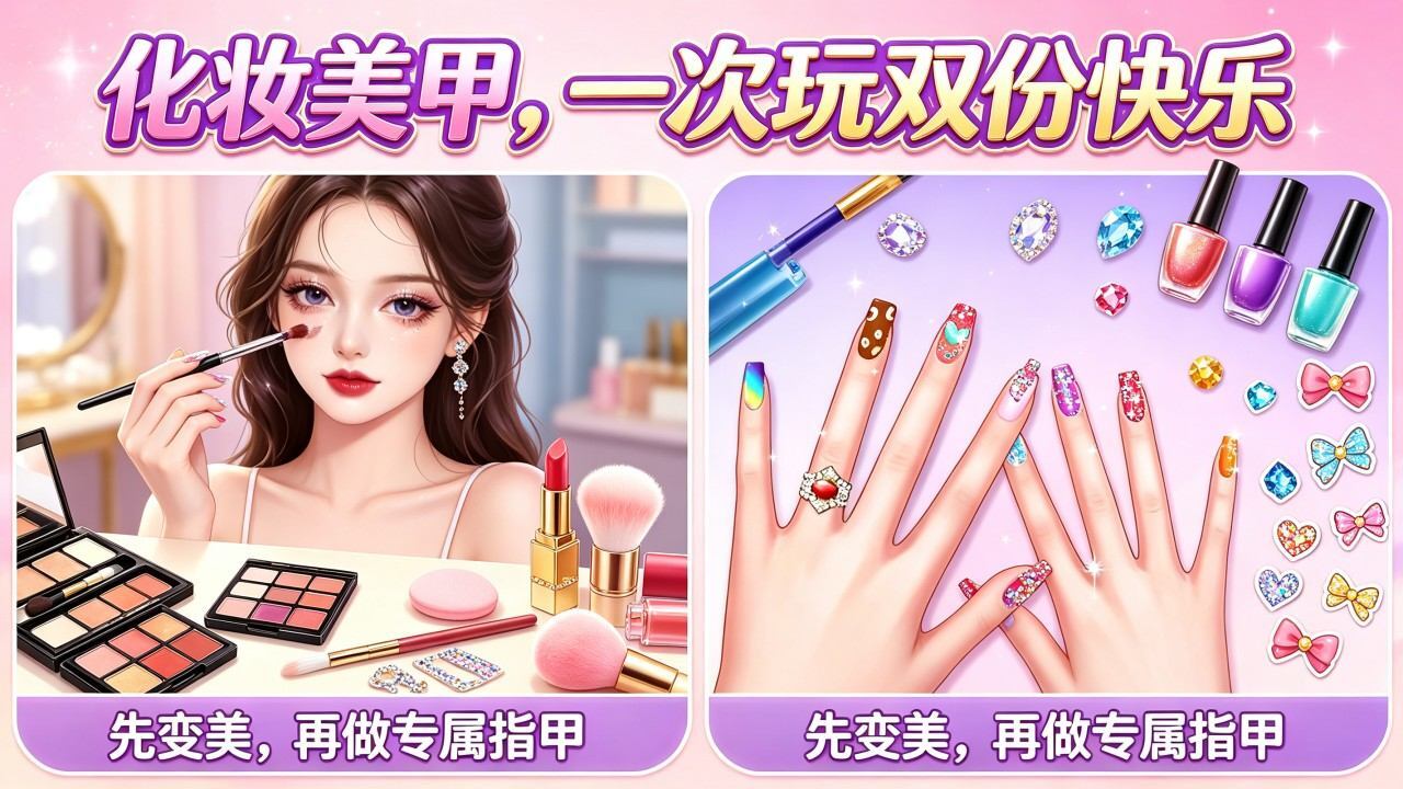 美甲化妆游戏截图