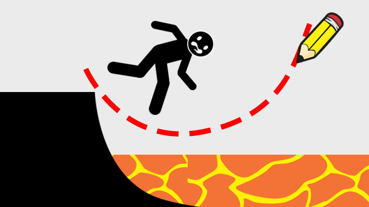 画线逃跑截图