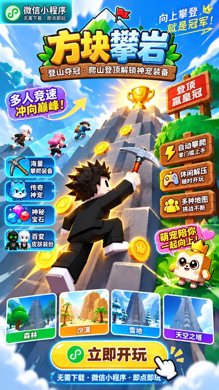 方块攀岩截图