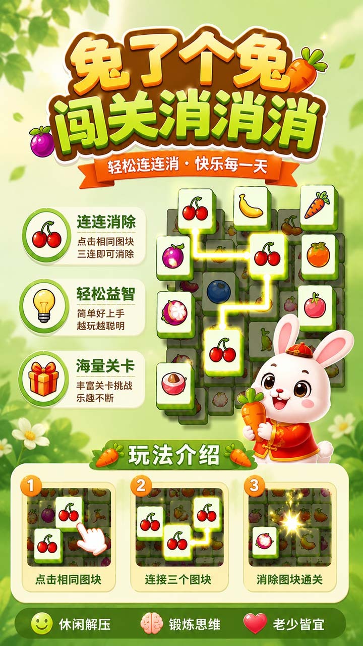 兔了个兔闯关消消消截图
