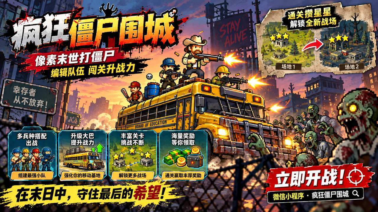疯狂僵尸围城截图