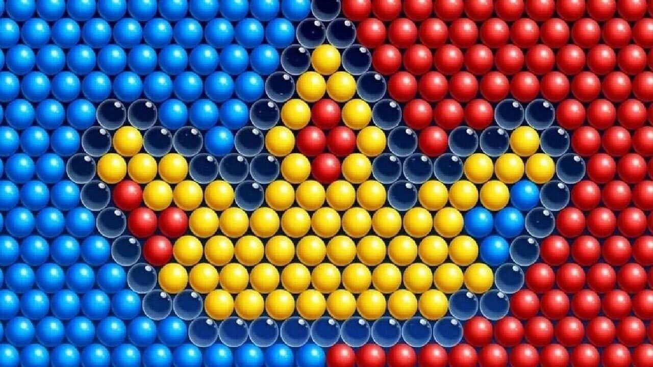 泡泡射击小游戏截图