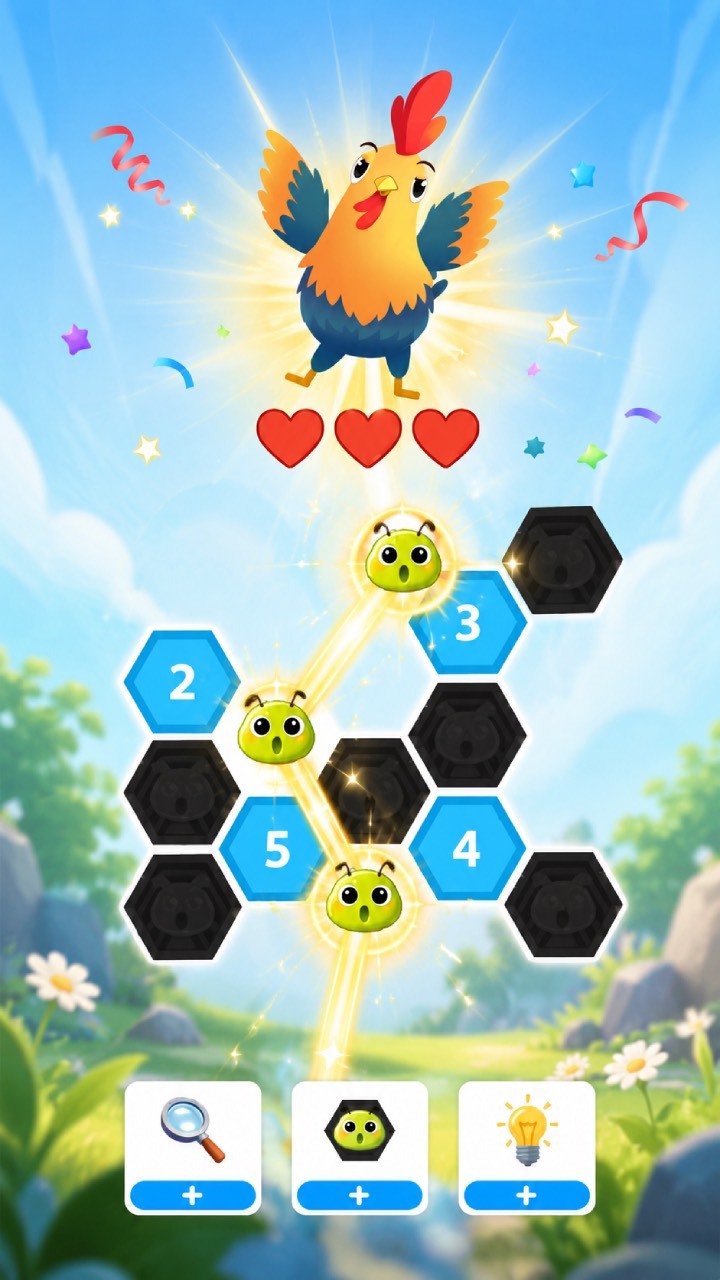 小鸡抓虫虫截图