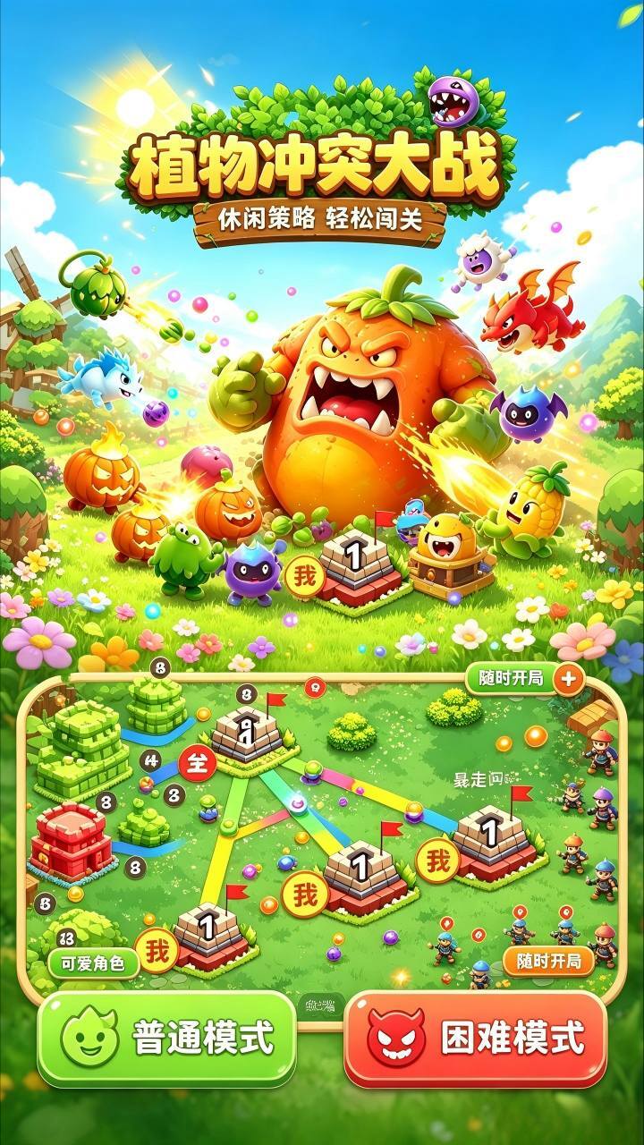 植物冲突大战截图