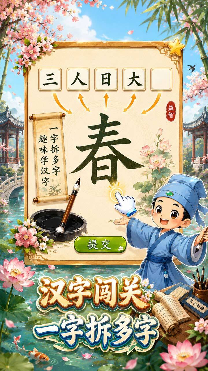 全民拼汉字截图