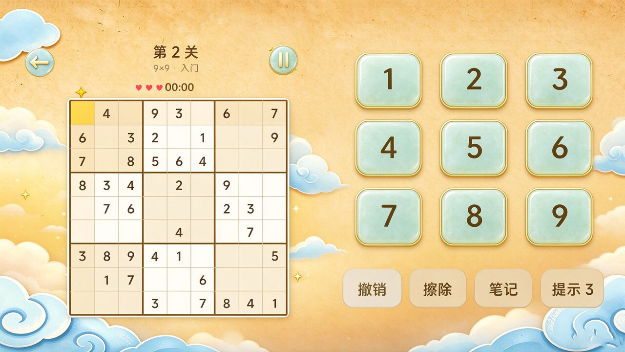 九宫格补白截图