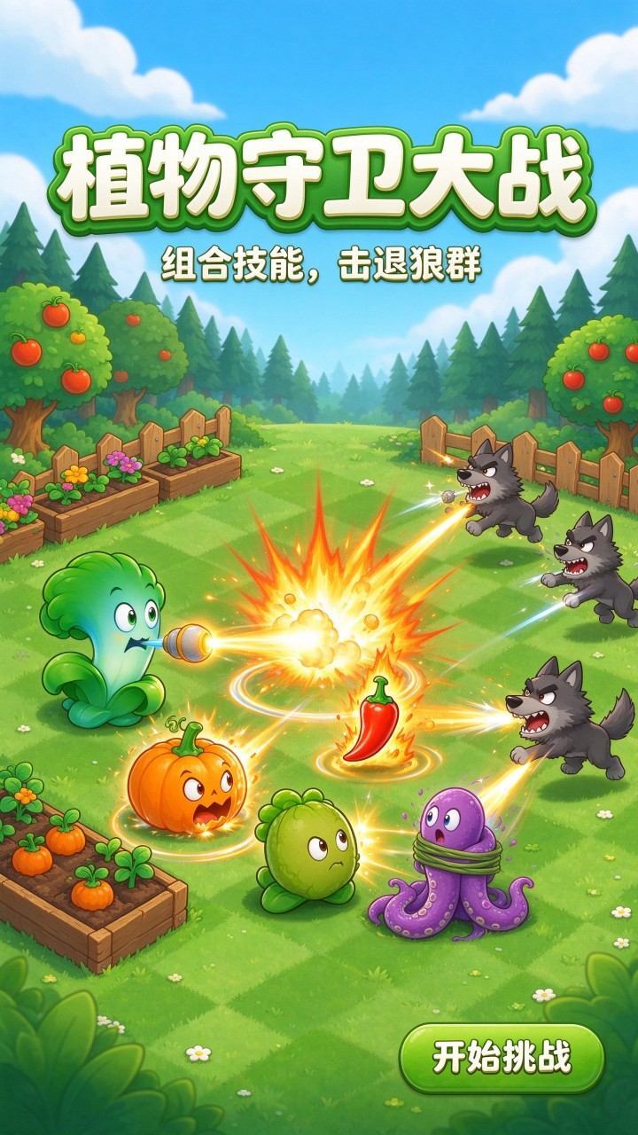 植物对战狼人融合版截图