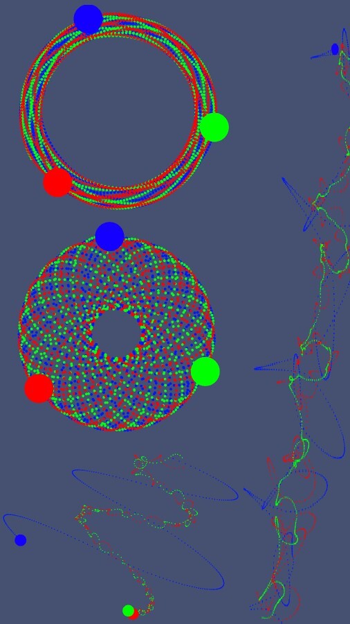 三体轨迹截图