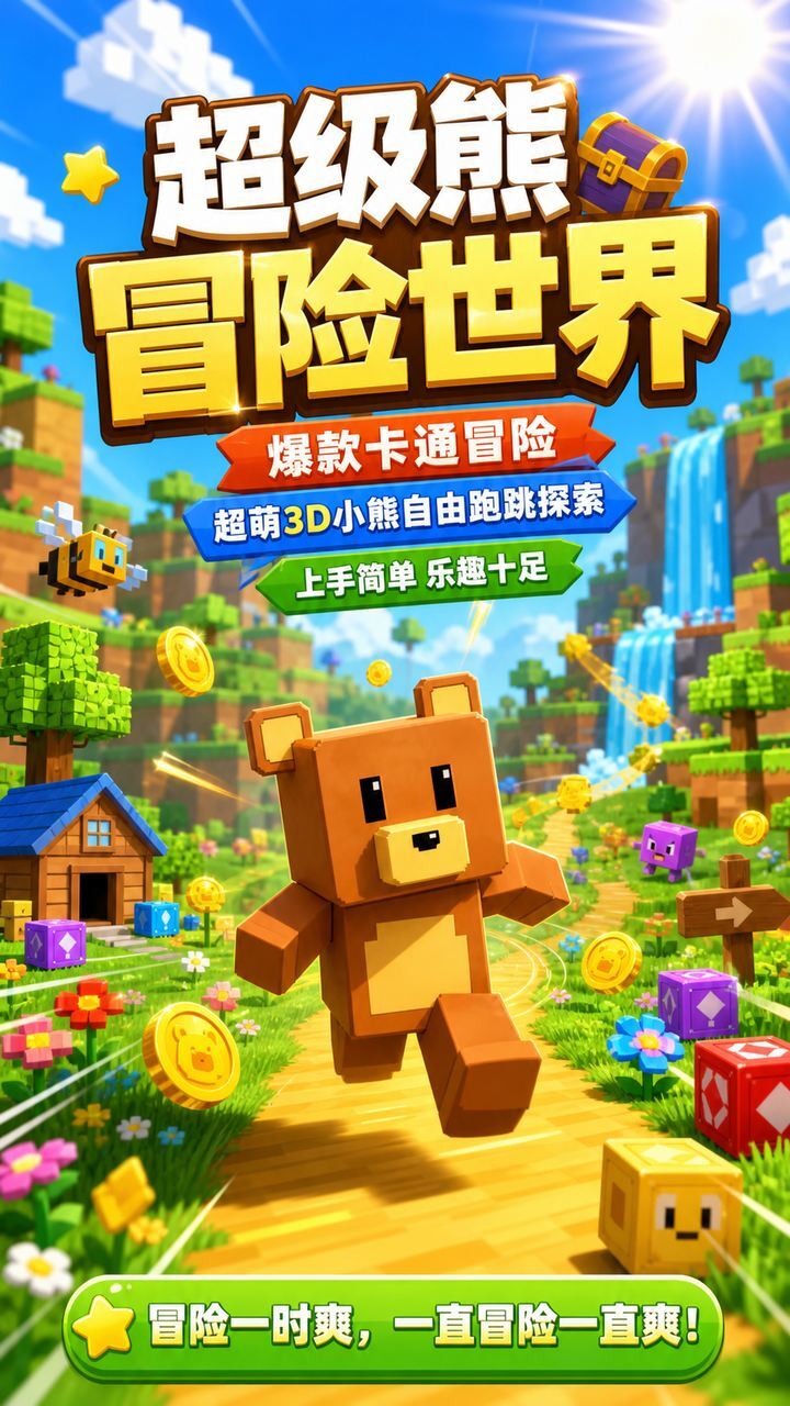 超级熊冒险世界截图