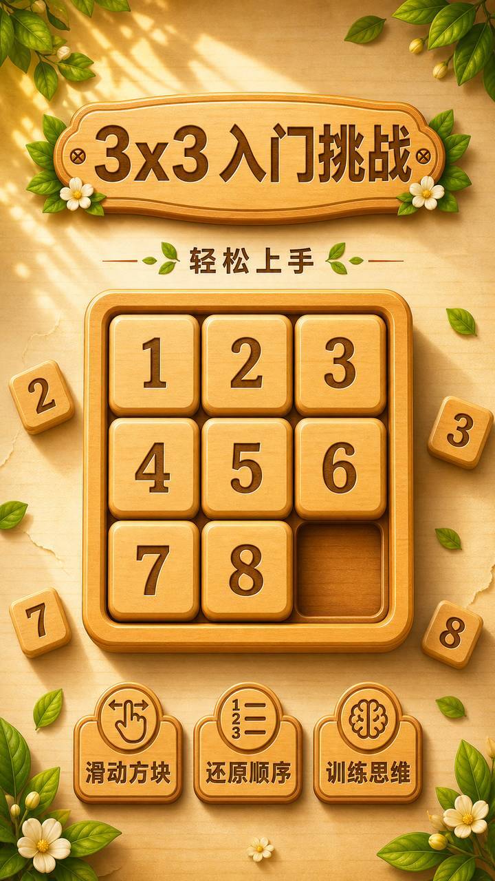 数字华容道数字方块合并截图