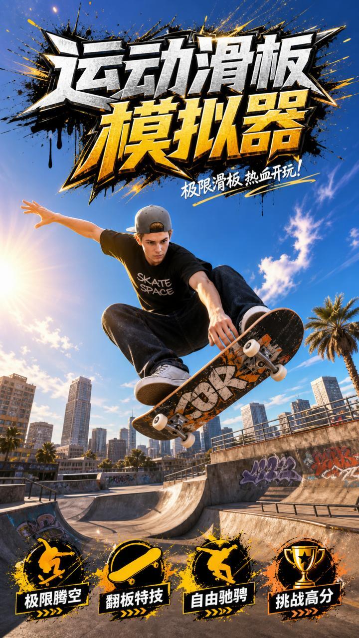 运动滑板模拟器截图