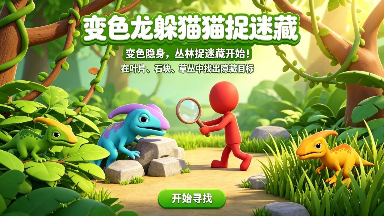 变色龙躲猫猫捉迷藏截图