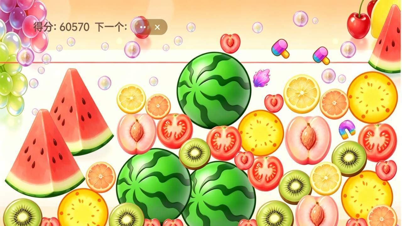 碰个超大西瓜截图