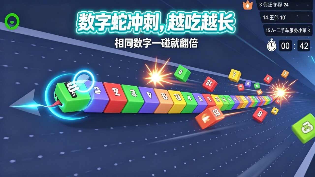 2048贪吃蛇跑酷截图