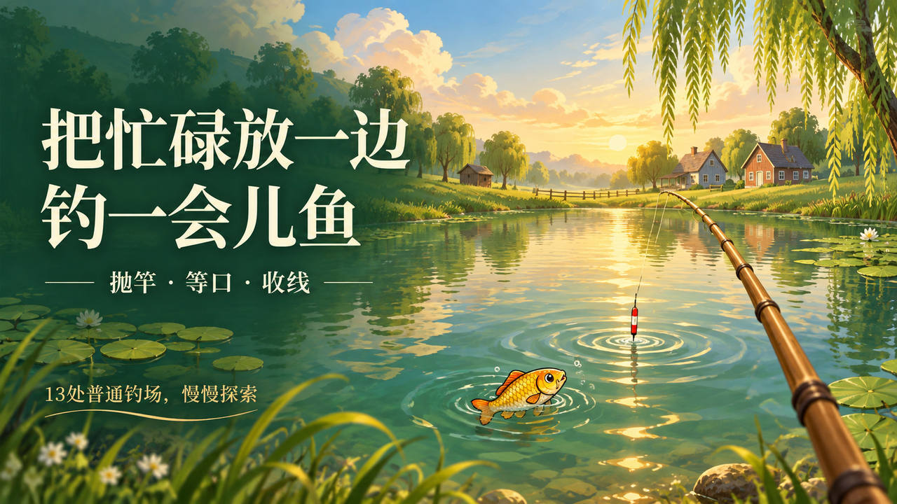 钓一会儿鱼截图
