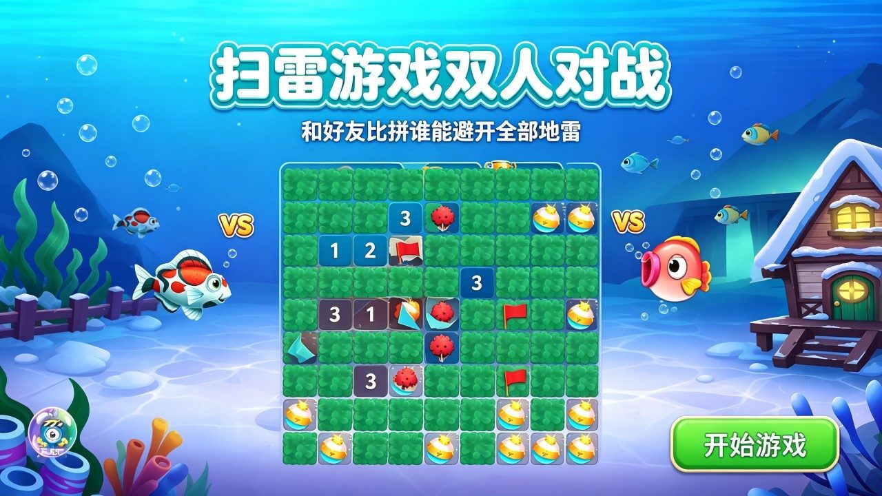 扫雷游戏双人对战截图