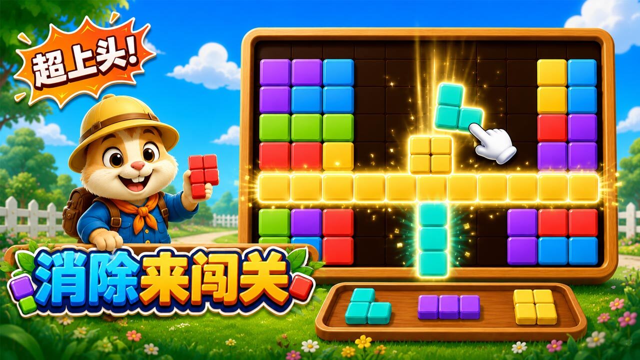 方块连消截图