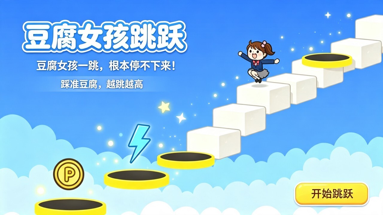 豆腐女孩跳跃截图