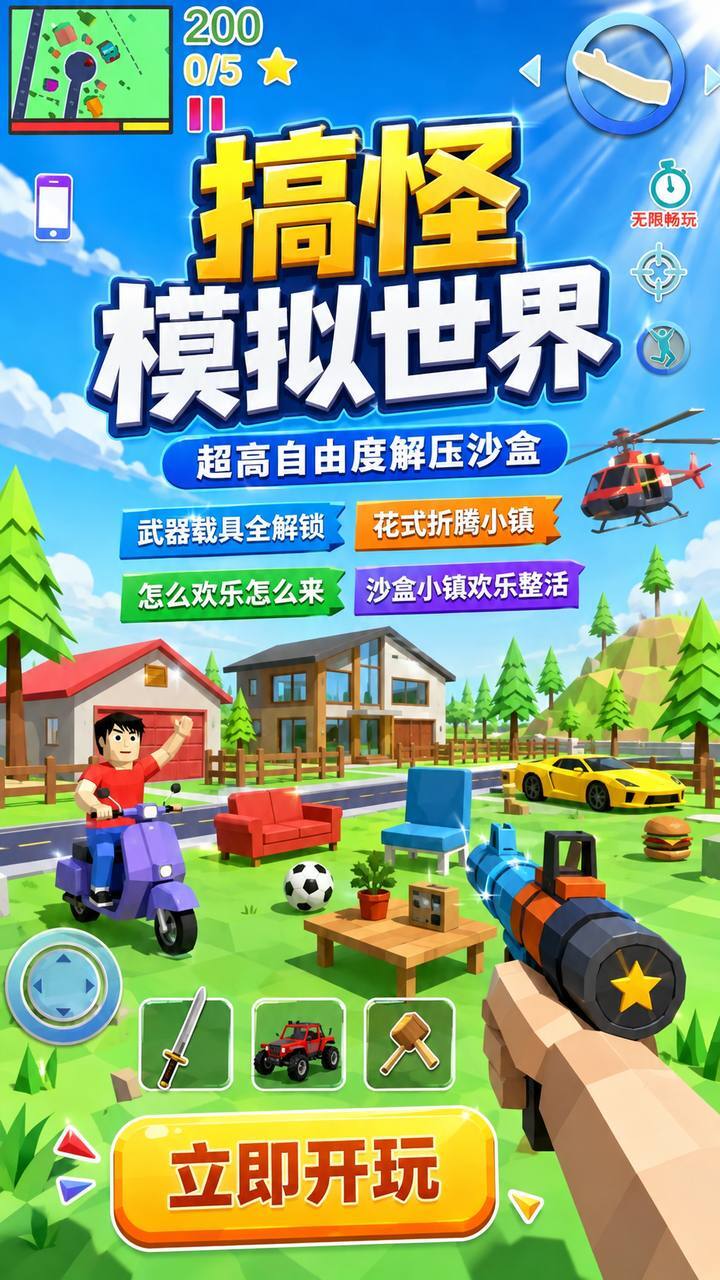 搞怪模拟世界截图