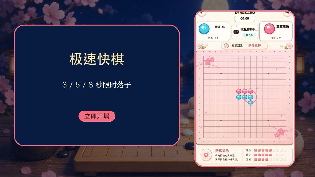 吧唧五子棋截图