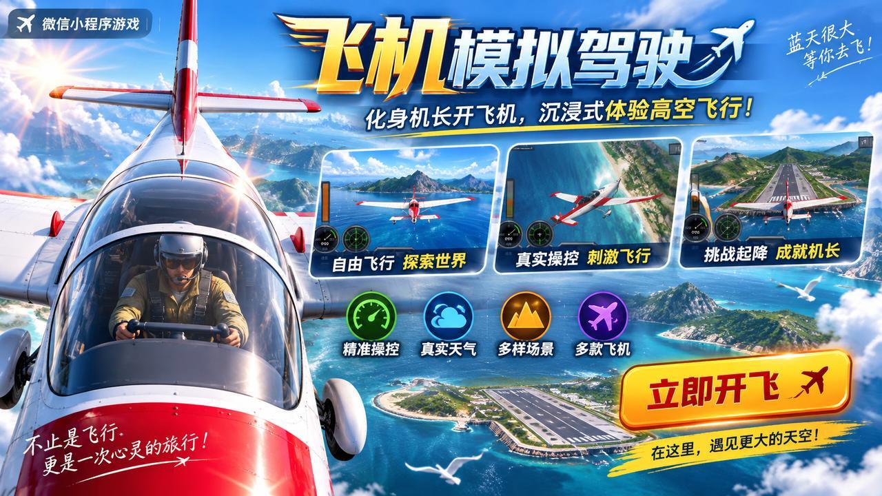 飞机模拟驾驶截图