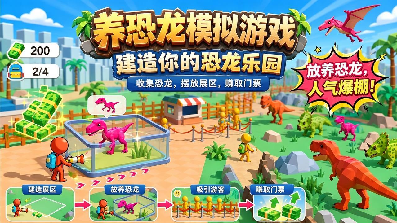 养恐龙模拟游戏截图